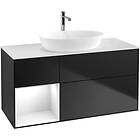 Villeroy & Boch Tvättställsskåp Finion med 3 Lådor Hylla och Bänkskiva för Fristående från Artis Collaro G821GFPD
