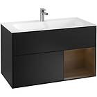 Villeroy & Boch Tvättställsskåp Finion med 2 Lådor och Hylla för Inbyggt F040GNPD