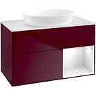 Villeroy & Boch Tvättställsskåp Finion med 2 Lådor Hylla och Bänkskiva för Fristående från Artis Collaro FA21GFHB