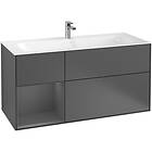 Villeroy & Boch Tvättställsskåp Finion med 3 Lådor och Hylla för Inbyggt F060GKGK