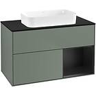 Villeroy & Boch Tvättställsskåp Finion med 2 Lådor Hylla och Bänkskiva för Fristående F662PDGM