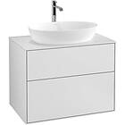Villeroy & Boch Tvättställsskåp Finion med 2 Lådor och Bänkskiva för Fristående från Artis Collaro G75100MT