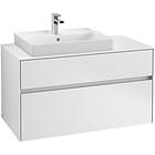 Villeroy & Boch Tvättställsskåp Collaro 100 cm med 2 Lådor för Ovanpåliggande C0