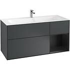Villeroy & Boch Tvättställsskåp Finion med 3 Lådor och Hylla för Inbyggt F070PDHG