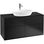 Villeroy & Boch Tvättställsskåp Finion med 4 Lådor och Bänkskiva för Fristående från Artis Collaro G79200PD