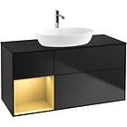 Villeroy & Boch Tvättställsskåp Finion med 3 Lådor Hylla och Bänkskiva för Fristående från Artis Collaro G822HFPD
