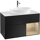 Villeroy & Boch Tvättställsskåp Finion med 2 Lådor Hylla och Bänkskiva för Fristående från Artis Collaro G781PCPD