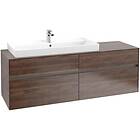 Villeroy & Boch Tvättställsskåp Collaro 160 cm med 4 Lådor för Ovanpåliggande Sk