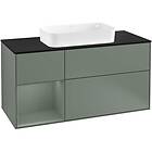 Villeroy & Boch Tvättställsskåp Finion med 3 Lådor Hylla och Bänkskiva för Fristående F292GMGM
