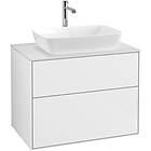 Villeroy & Boch Tvättställsskåp Finion med 2 Lådor och Bänkskiva för Fristående från Artis Collaro F75100GF