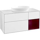 Villeroy & Boch Tvättställsskåp Finion med 3 Lådor Hylla och Bänkskiva för Fristående från Artis Collaro FA71HBGF