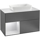Villeroy & Boch Tvättställsskåp Finion med 2 Lådor Hylla och Bänkskiva för Fristående från Artis Collaro G771GFGK