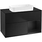 Villeroy & Boch Tvättställsskåp Finion med 2 Lådor Hylla och Bänkskiva för Fristående G662PDPD