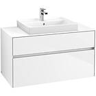 Villeroy & Boch Tvättställsskåp Collaro 100 cm med 2 Lådor för Ovanpåliggande C01900DH
