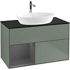 Villeroy & Boch Tvättställsskåp Finion med 2 Lådor Hylla och Bänkskiva för Fristående från Artis Collaro G772GKGM