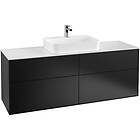 Villeroy & Boch Tvättställsskåp Finion med 4 Lådor och Bänkskiva för Ytmonterat G44100PD