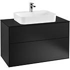 Villeroy & Boch Tvättställsskåp Finion med 2 Lådor och Bänkskiva för Ytmonterat G35200PD
