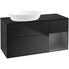 Villeroy & Boch Tvättställsskåp Finion med 3 Lådor Hylla och Bänkskiva för Ocentrerat från Artis Collaro FA52GKPD