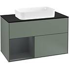Villeroy & Boch Tvättställsskåp Finion med 2 Lådor Hylla och Bänkskiva för Fristående G242HGGM