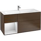Villeroy & Boch Tvättställsskåp Finion med 3 Lådor och Hylla för Inbyggt F060MTGN