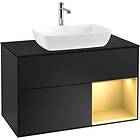 Villeroy & Boch Tvättställsskåp Finion med 2 Lådor Hylla och Bänkskiva för Fristående från Artis Collaro F782HFPD