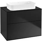 Villeroy & Boch Tvättställsskåp Finion med 2 Lådor och Bänkskiva för Fristående F63200PD