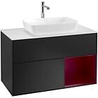 Villeroy & Boch Tvättställsskåp Finion med 2 Lådor Hylla och Bänkskiva för Fristående från Artis Collaro F781HBPD