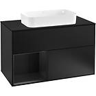 Villeroy & Boch Tvättställsskåp Finion med 2 Lådor Hylla och Bänkskiva för Fristående G242PDPD