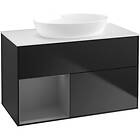 Villeroy & Boch Tvättställsskåp Finion med 2 Lådor Hylla och Bänkskiva för Fristående från Artis Collaro FA11GKPD