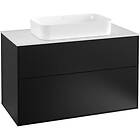 Villeroy & Boch Tvättställsskåp Finion med 2 Lådor och Bänkskiva för Fristående G23100PD