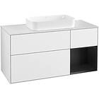 Villeroy & Boch Tvättställsskåp Finion med 3 Lådor Hylla och Bänkskiva för Fristående G301PDGF