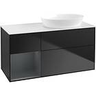 Villeroy & Boch Tvättställsskåp Finion med 3 Lådor Hylla och Bänkskiva för Ocentrerat från Artis Collaro FA41HGPD
