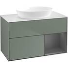 Villeroy & Boch Tvättställsskåp Finion med 2 Lådor Hylla och Bänkskiva för Fristående från Artis Collaro FA21GKGM