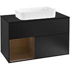 Villeroy & Boch Tvättställsskåp Finion med 2 Lådor Hylla och Bänkskiva för Fristående G242GNPD