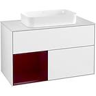 Villeroy & Boch Tvättställsskåp Finion med 2 Lådor Hylla och Bänkskiva för Fristående G241HBGF