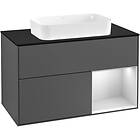 Villeroy & Boch Tvättställsskåp Finion med 2 Lådor Hylla och Bänkskiva för Fristående G252MTGK