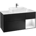 Villeroy & Boch Tvättställsskåp Finion med 3 Lådor Hylla och Bänkskiva för Ytmonterat G421GFPD