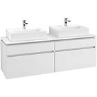 Villeroy & Boch Tvättställsskåp Legato 1600 med 4 Lådor för Två från Memento B67700MS