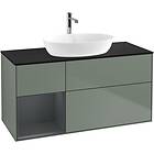 Villeroy & Boch Tvättställsskåp Finion med 3 Lådor Hylla och Bänkskiva för Fristående från Artis Collaro G822HGGM