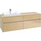 Villeroy & Boch Tvättställsskåp Collaro 160 cm med 4 Lådor för Ovanpåliggande C02200VJ
