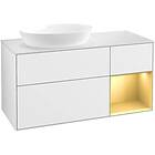 Villeroy & Boch Tvättställsskåp Finion med 3 Lådor Hylla och Bänkskiva för Ocentrerat från Artis Collaro FA51HFGF