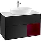 Villeroy & Boch Tvättställsskåp Finion med 2 Lådor Hylla och Bänkskiva för Fristående från Artis Collaro G781HBPD