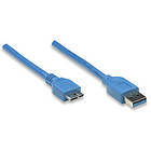 Manhattan SuperSpeed USB A - USB Micro-B 3.0 1m