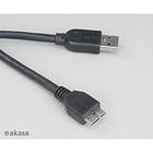 Akasa USB A - USB Micro-B 3.0 1m