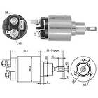 Magneti Marelli Solenoid, startmotor 940113050435