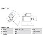 Bosch Startmotor 0 986 017 930