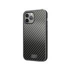 Black Rock de Protective Real Carbon Cover Apple iPhone 13 Max Sort