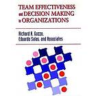 RA Guzzo: Team Effectiveness and Decision Making in Organizations