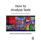 Ronald Carter, Angela Goddard: How to Analyse Texts