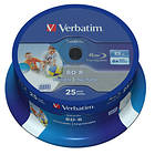 Verbatim BD-R 25GB 6x 25-pakning Spindel Wide Printable